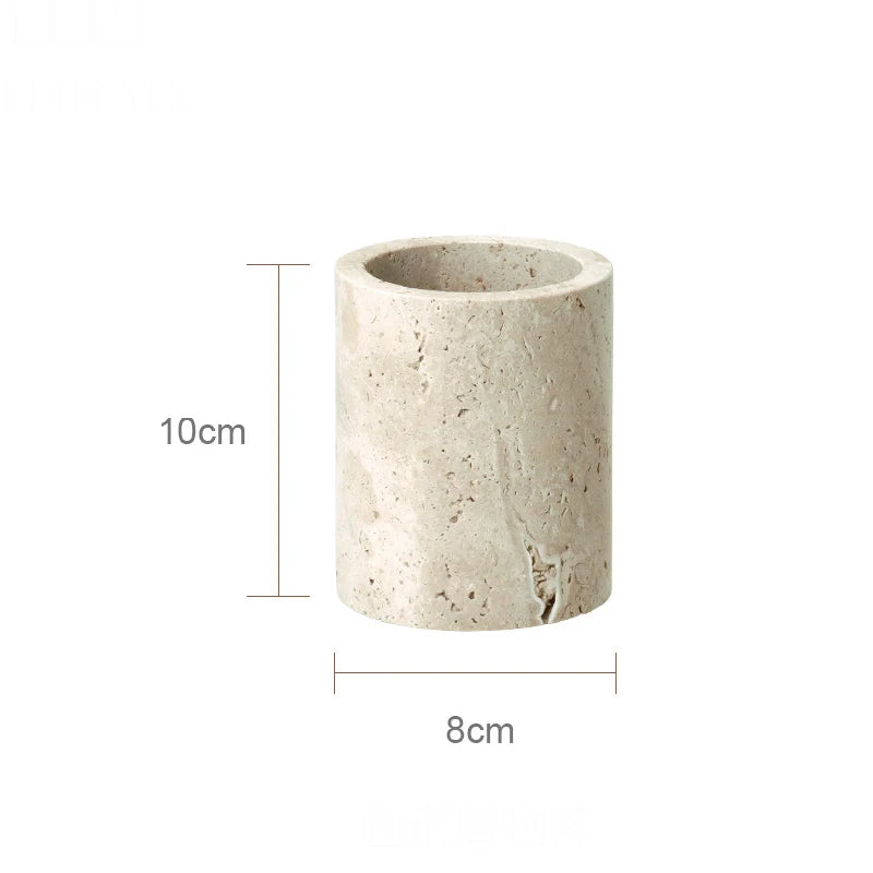 Travertine Bathroom Set Soap Dish