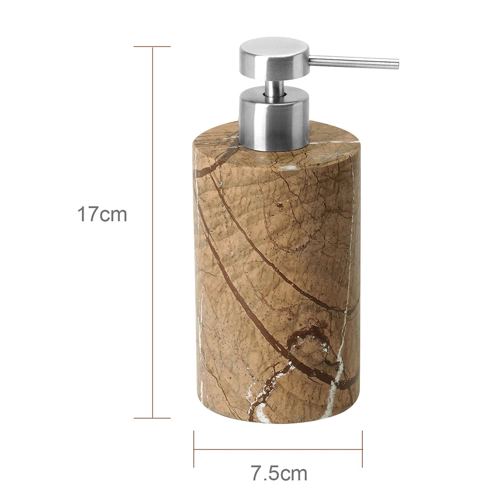 Rainforest Brown Marble Bath Set