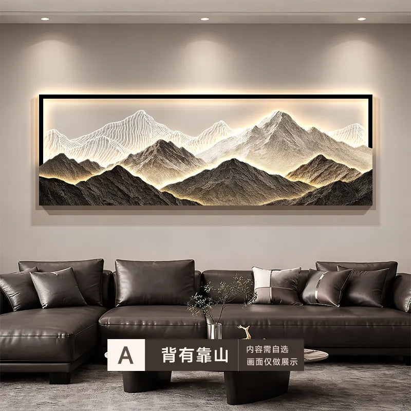 Mountain Backdrop Wall Light