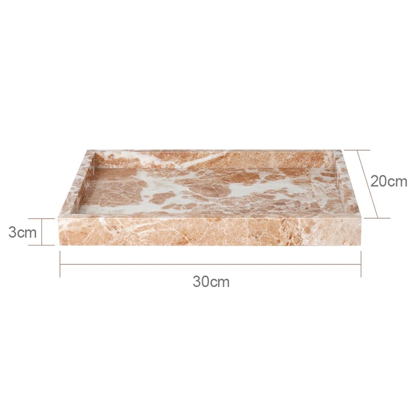 Coral Pink Natural Marble Set