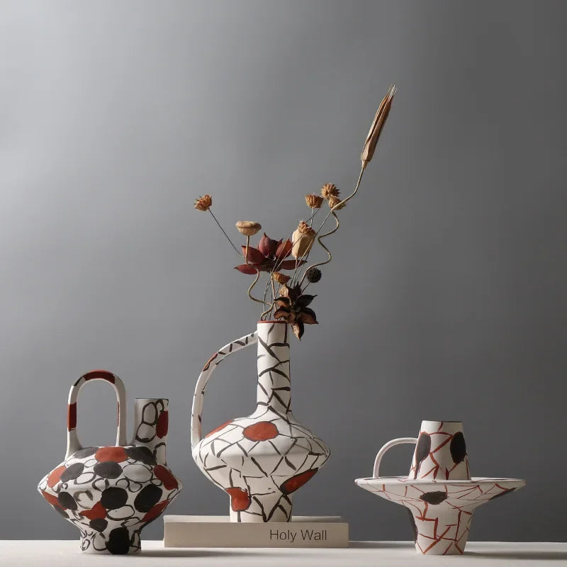 Hand-painted Ceramic Vase Modern Flower
