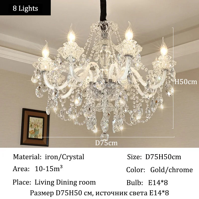 Villa Crystal Pendant Light