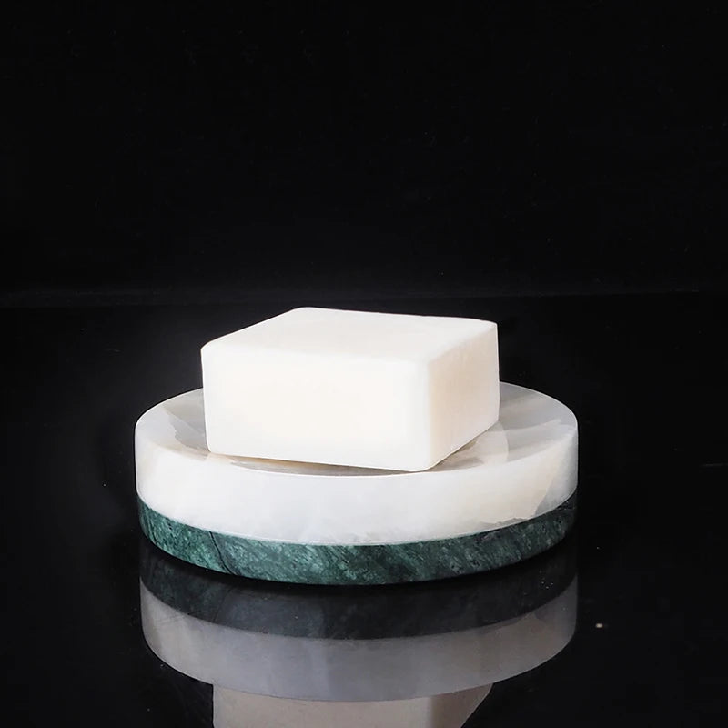 Indian Green Onyx Bath Set