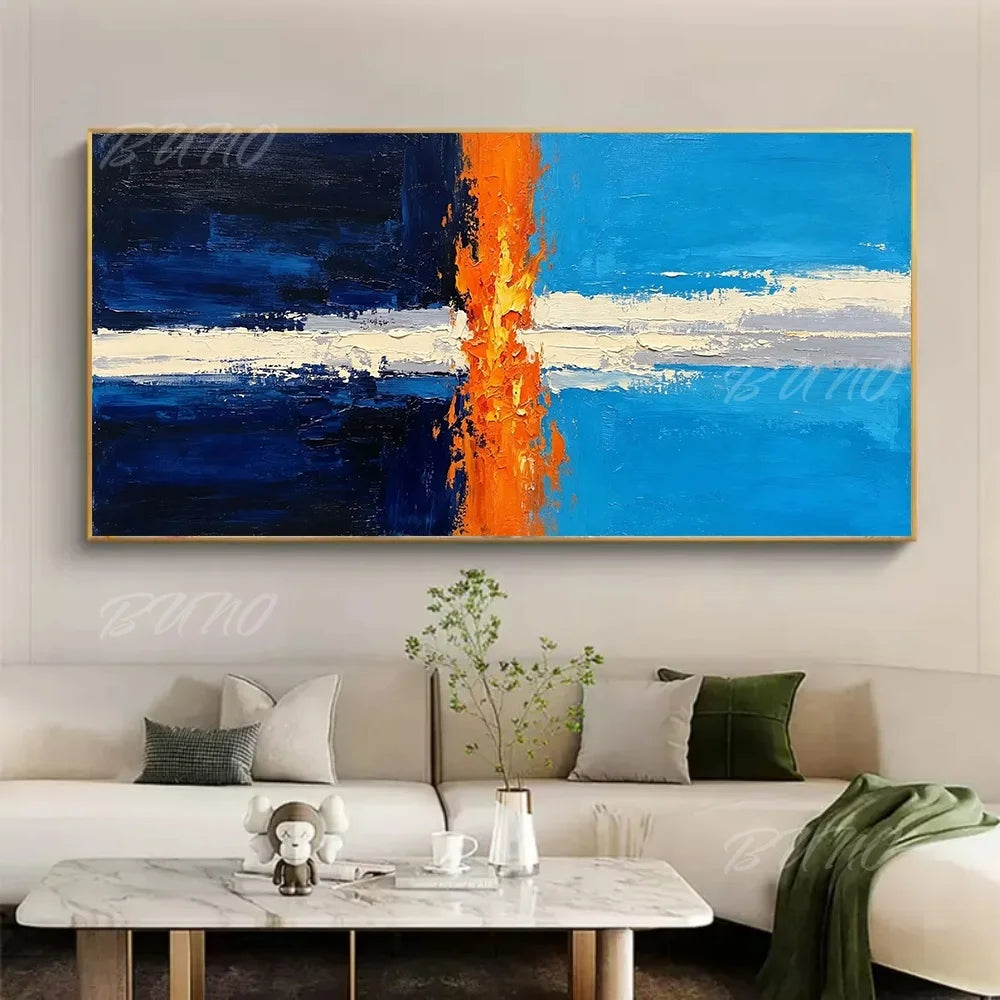 Gold Coastal Seascape Painting