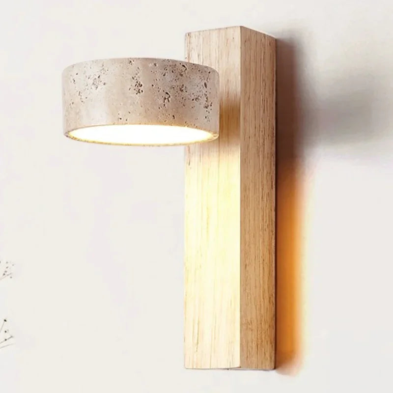 Wabi Sabi Cave Stone Wall Lamp
