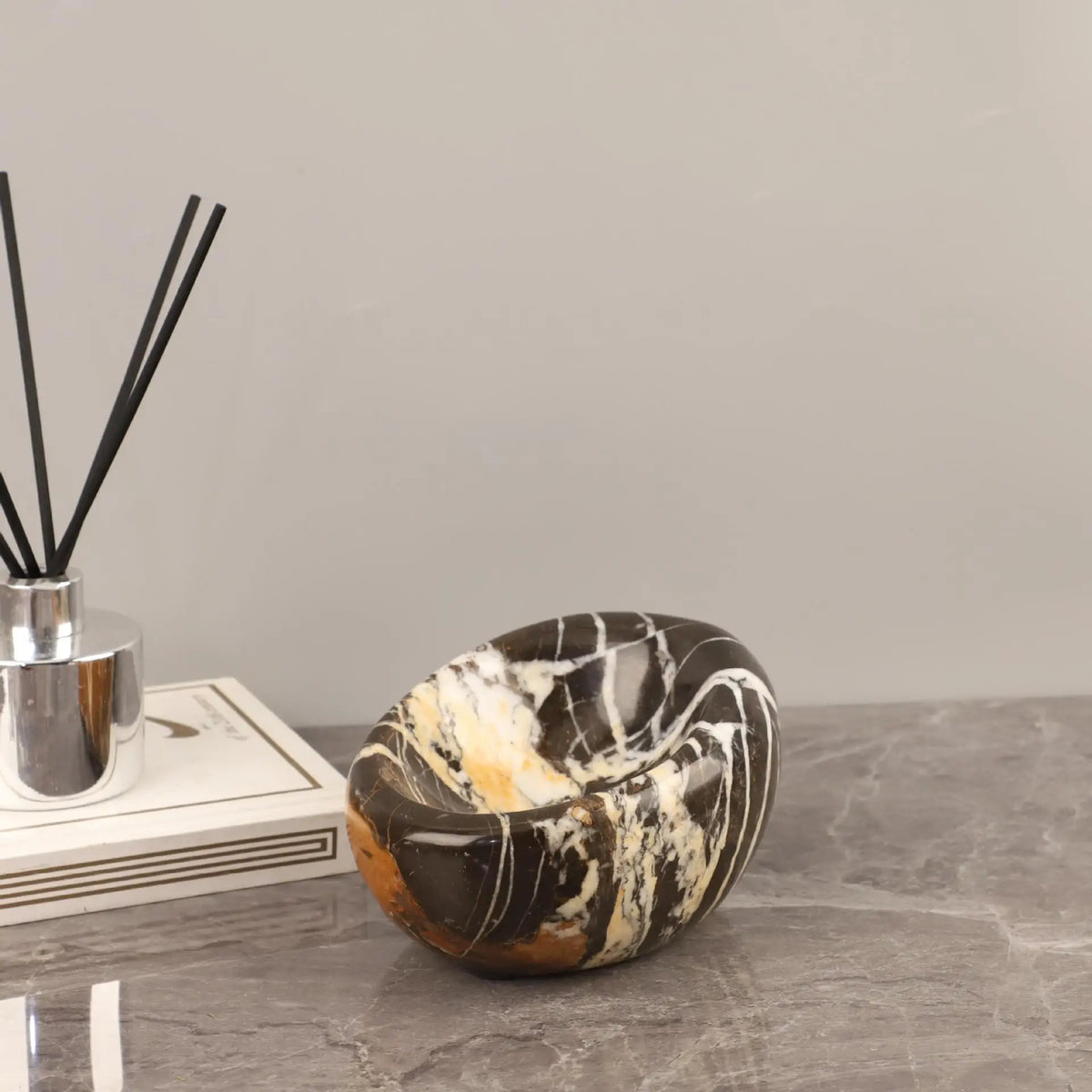 Marble Bird Nest Dish