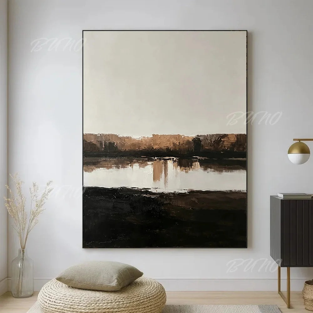 Misty Autumn Landscape Art