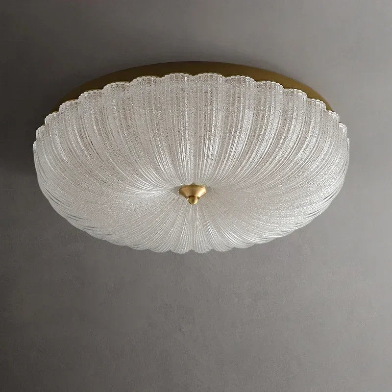 French Style Ceiling Light Cream