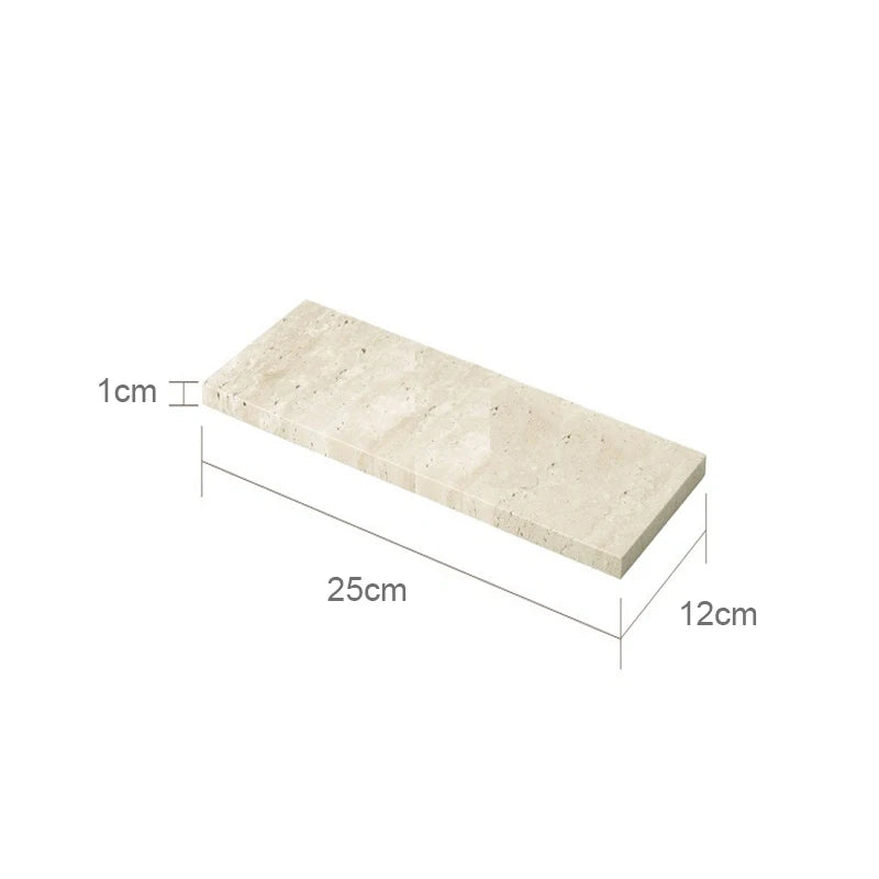 Beige Travertine Bathroom Set Natural