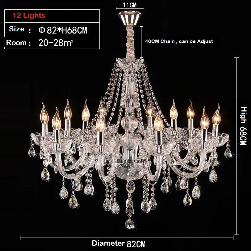 Staircase Tiered Chandelier