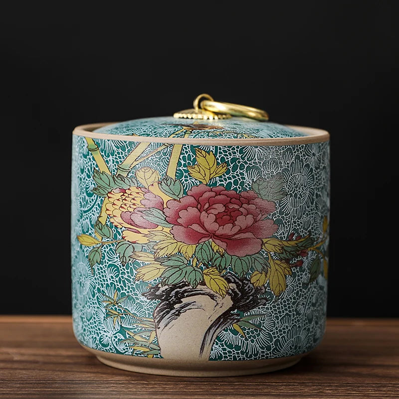 Ceramic Sealed Tea Jar