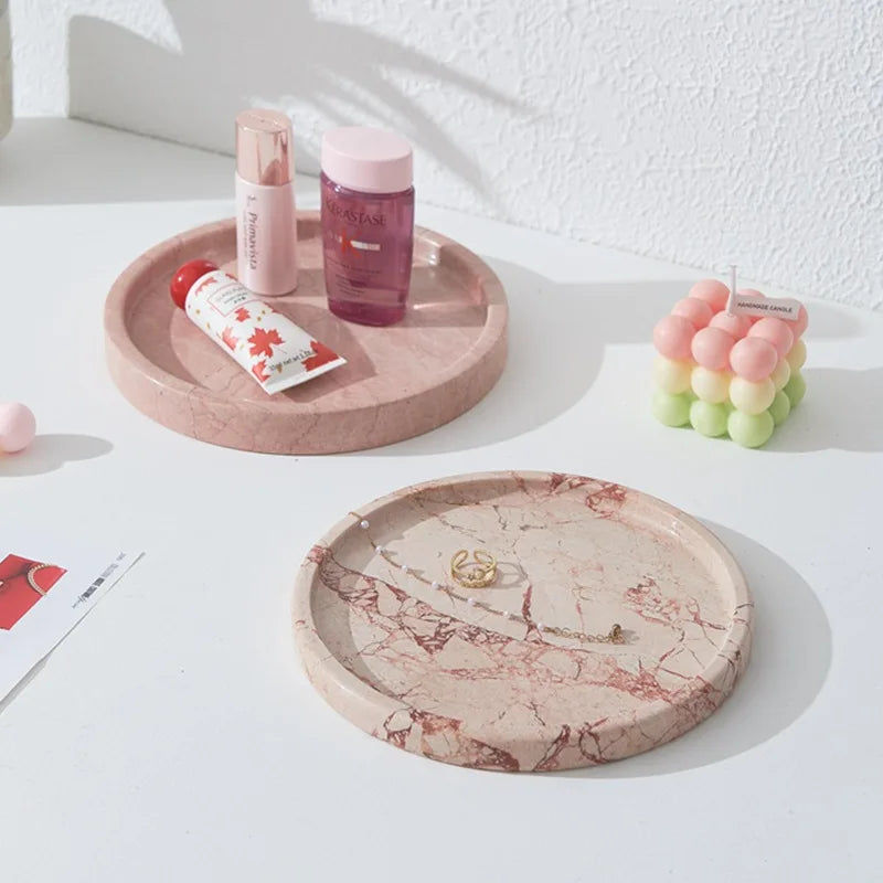 Pink Marble Aroma Tray