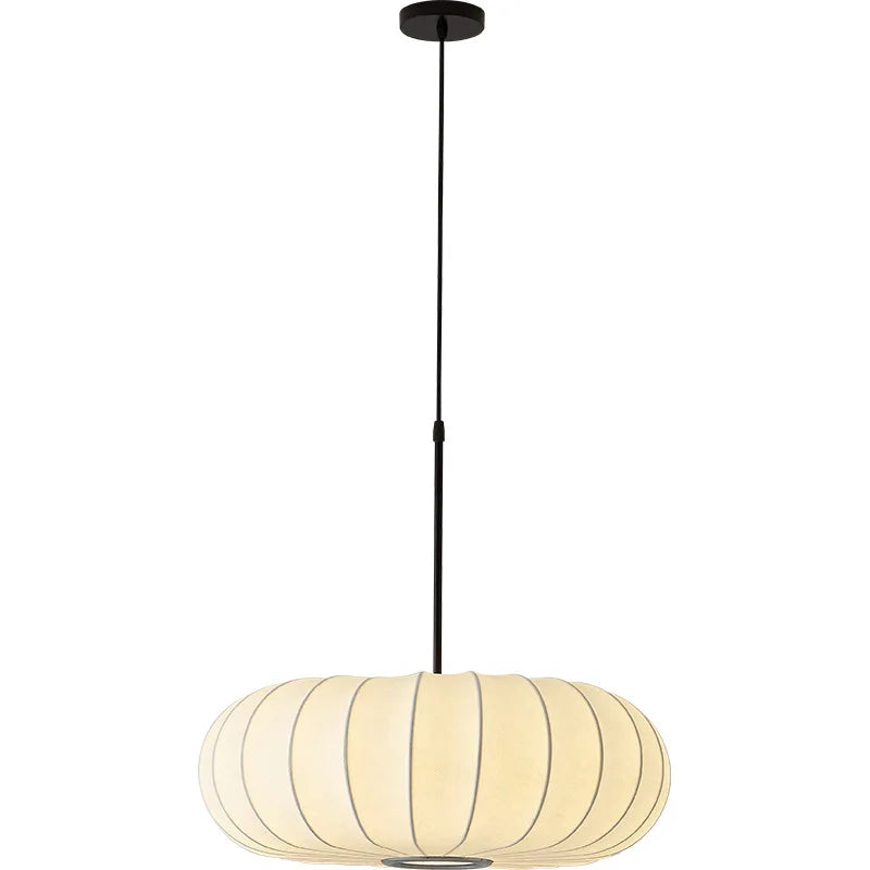 Silk Pumpkin Pendant Lamp