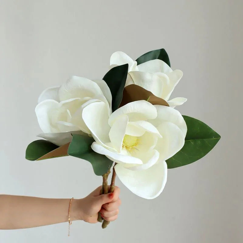 Artificial Magnolia Flower Real Touch