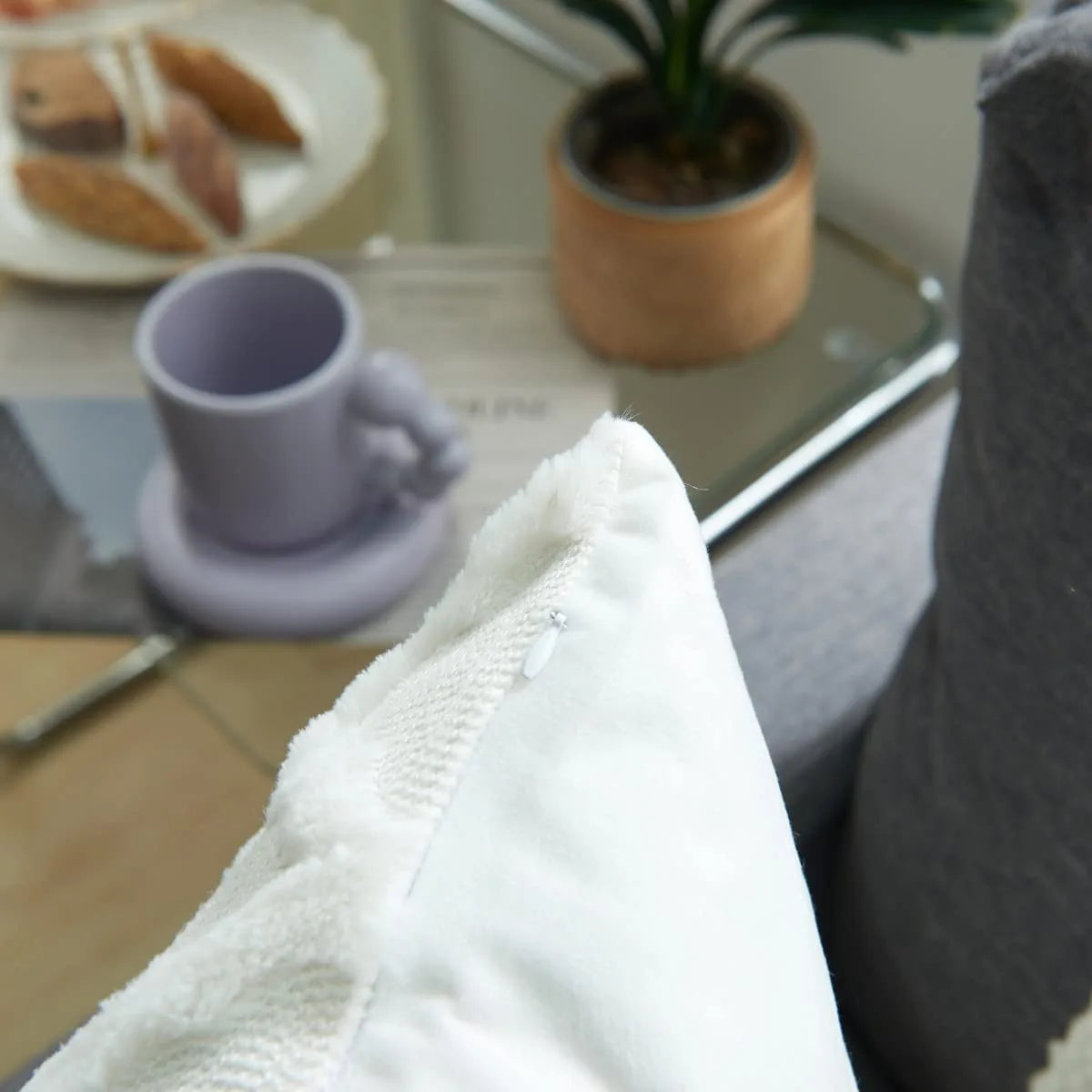 Faux Fur Cushion Cover