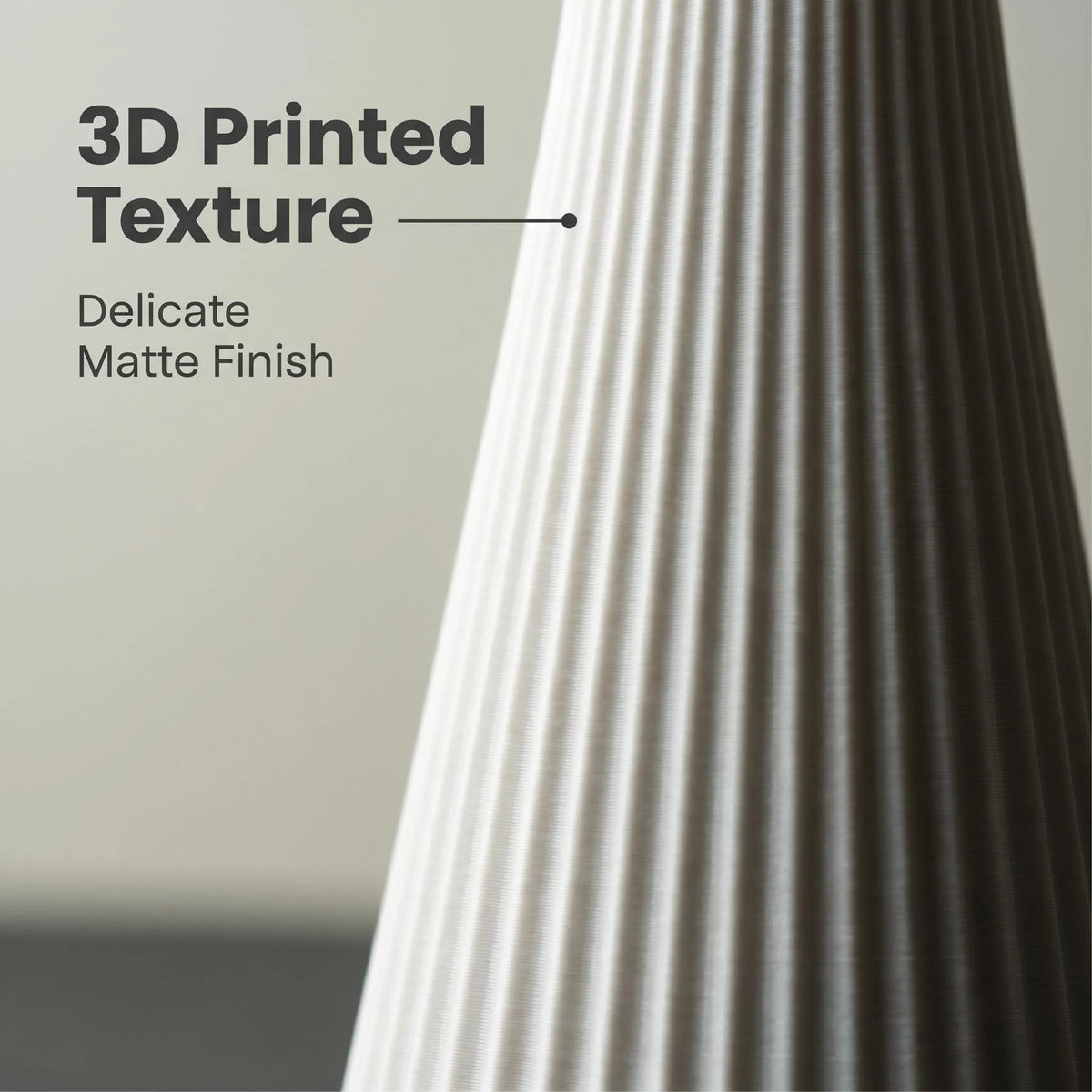 Matte 3D Vase Trio