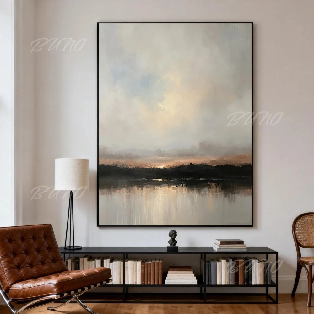 Misty Autumn Landscape Art
