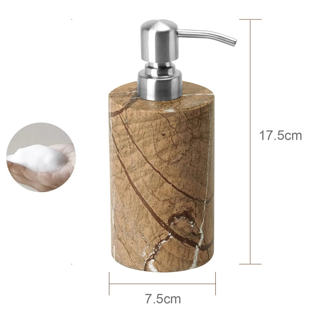 Rainforest Brown Marble Bath Set