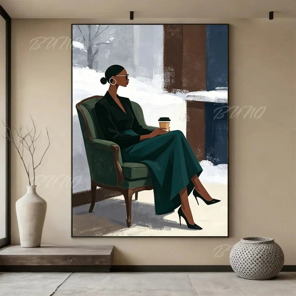 Modern Woman Canvas Art