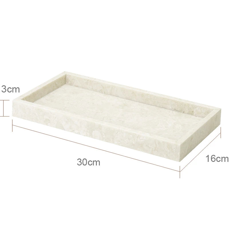 Emperador Light Marble Bath Set