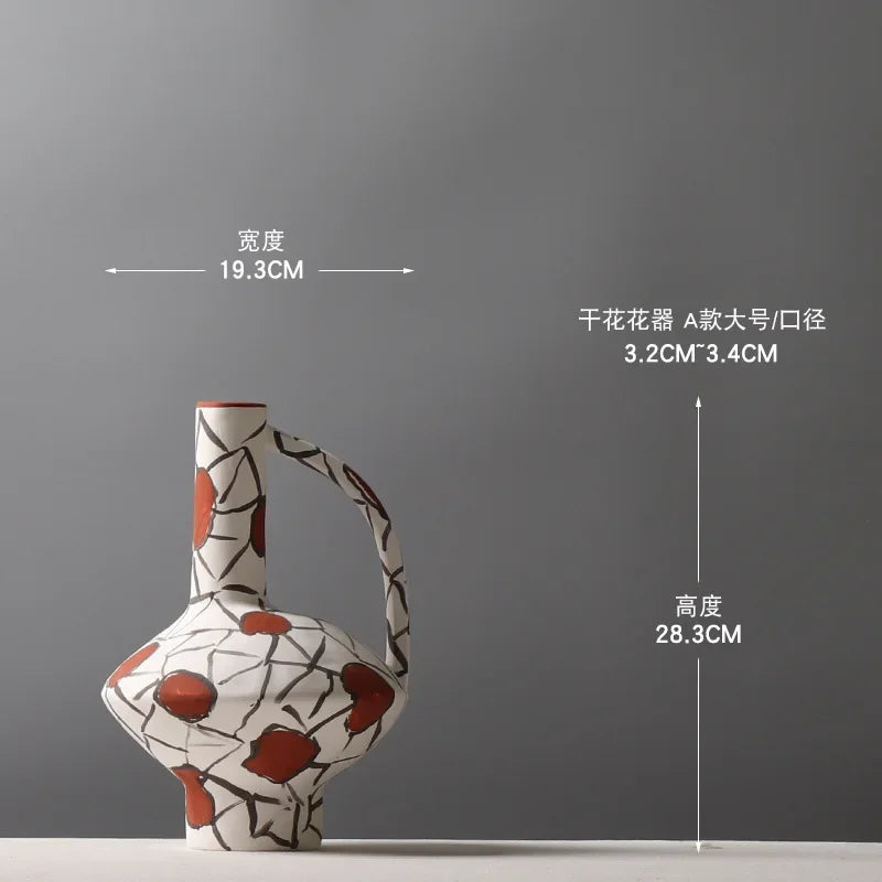 Hand-painted Ceramic Vase Modern Flower