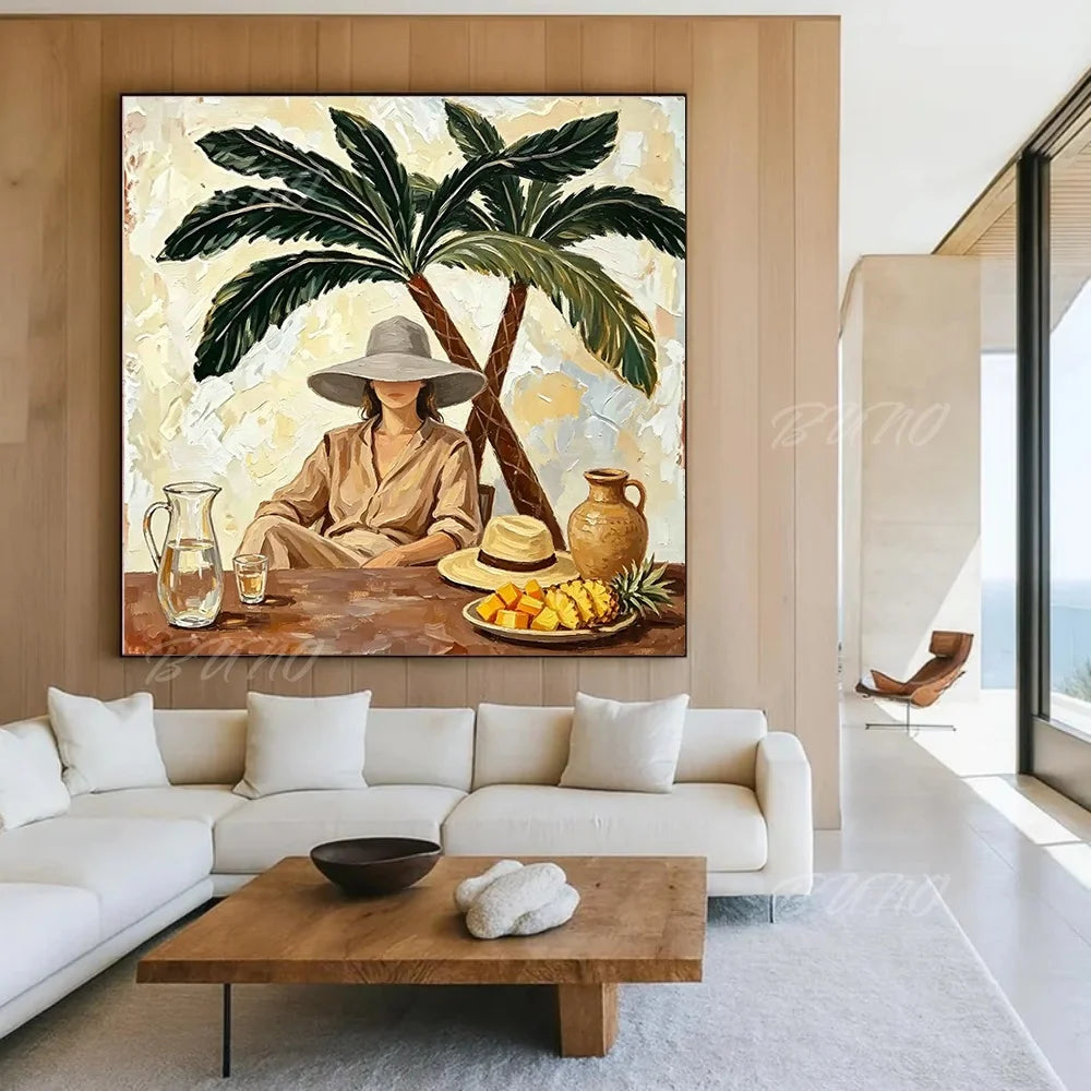 Modern Lady Figure Painting