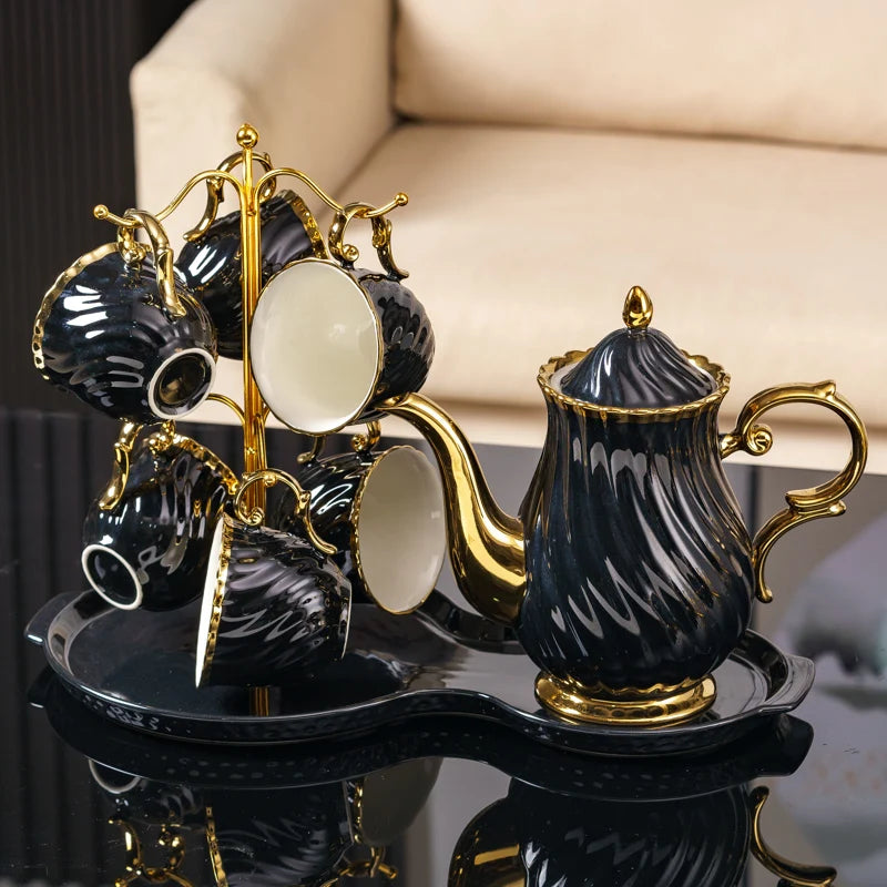 Coffee Cup and Tray Set