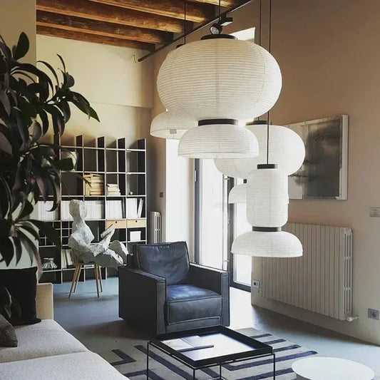 Japanese Rice Paper Pendant Lamp