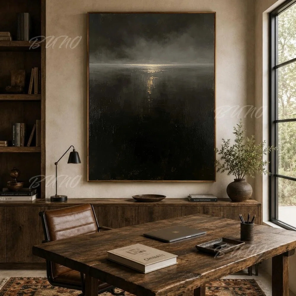 Misty Autumn Landscape Art