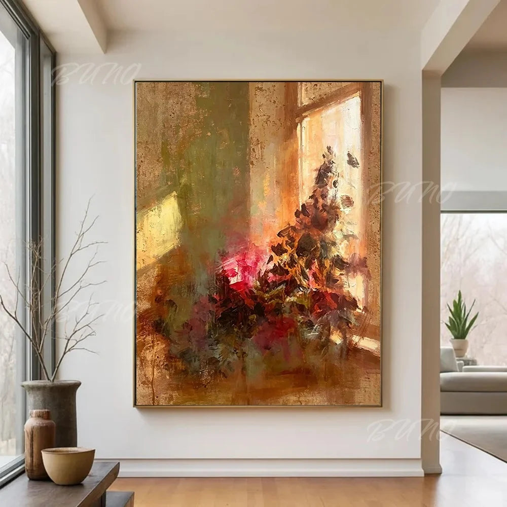 Impressionist Flowers Painting
