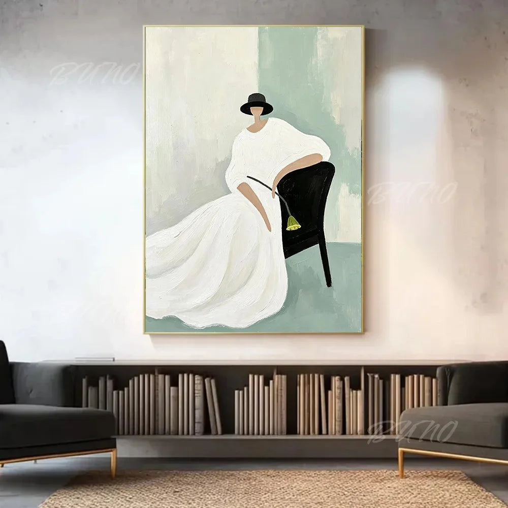 Minimalist Fashion Woman Art