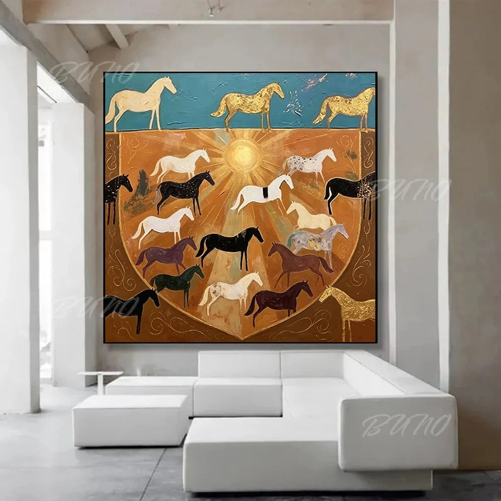Modern Coastal Textured Painting