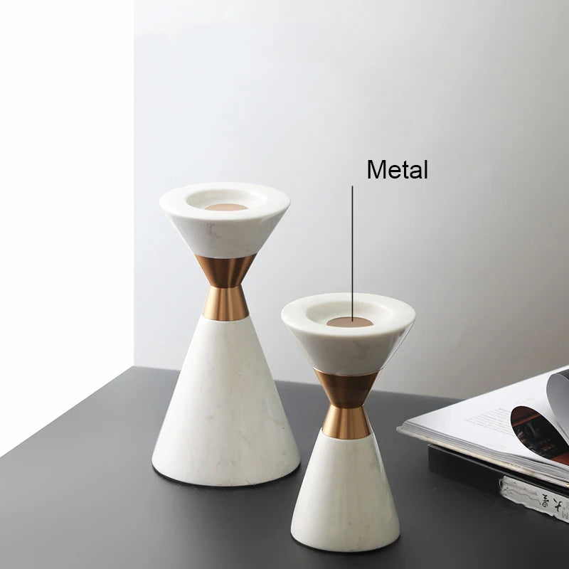 Volakos Marble Candlestick