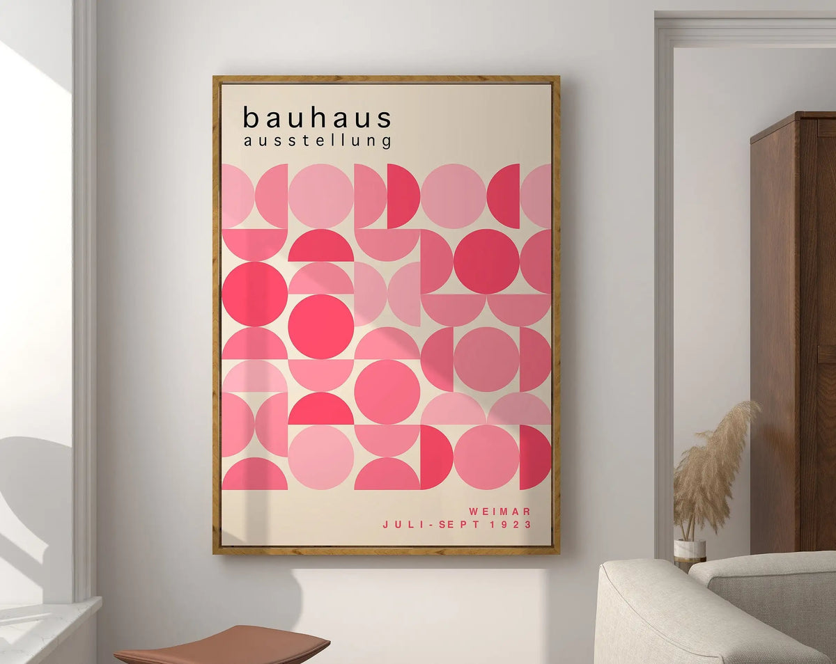 Bauhaus Geometric Poster