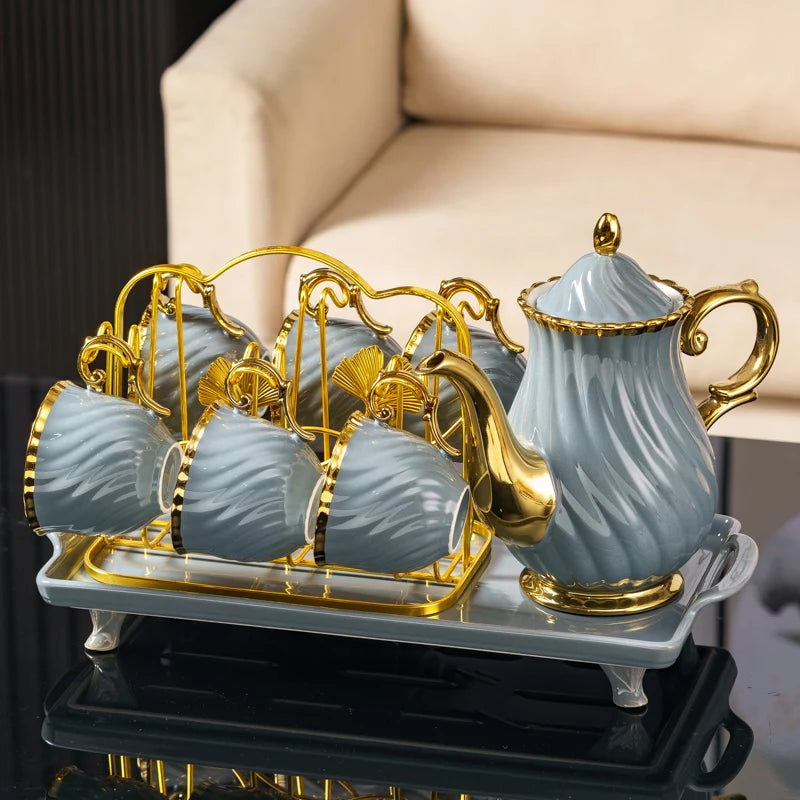 Coffee Cup and Tray Set