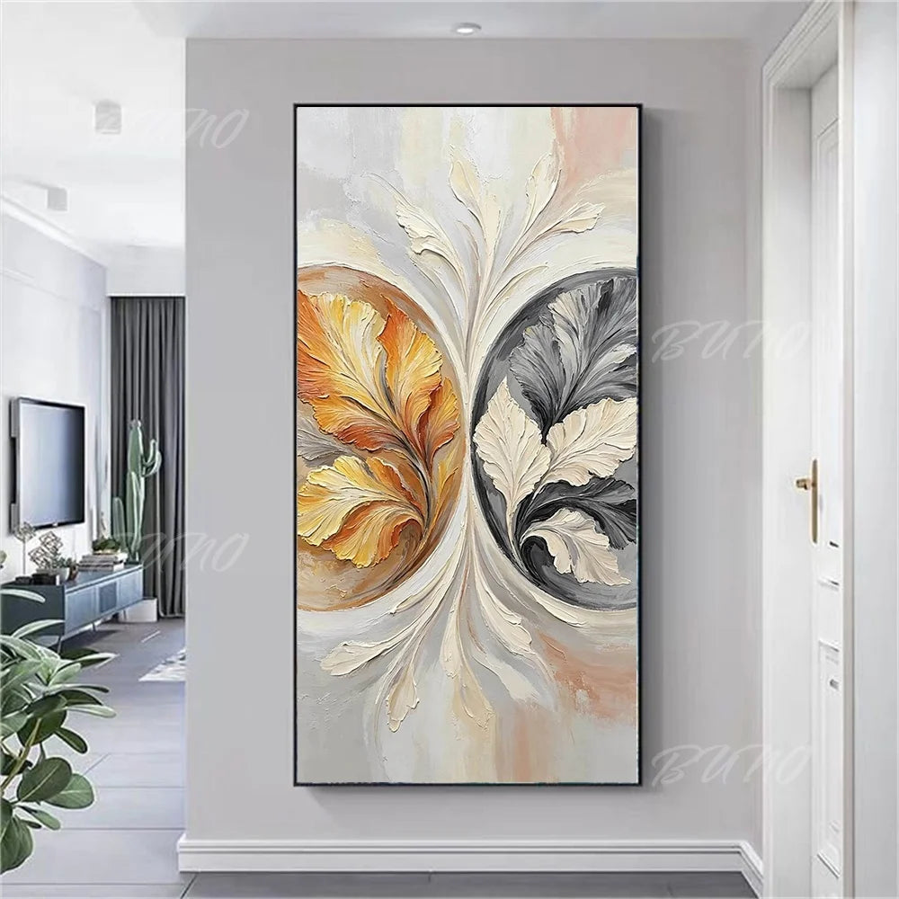 Luxury Gold Floral Painting
