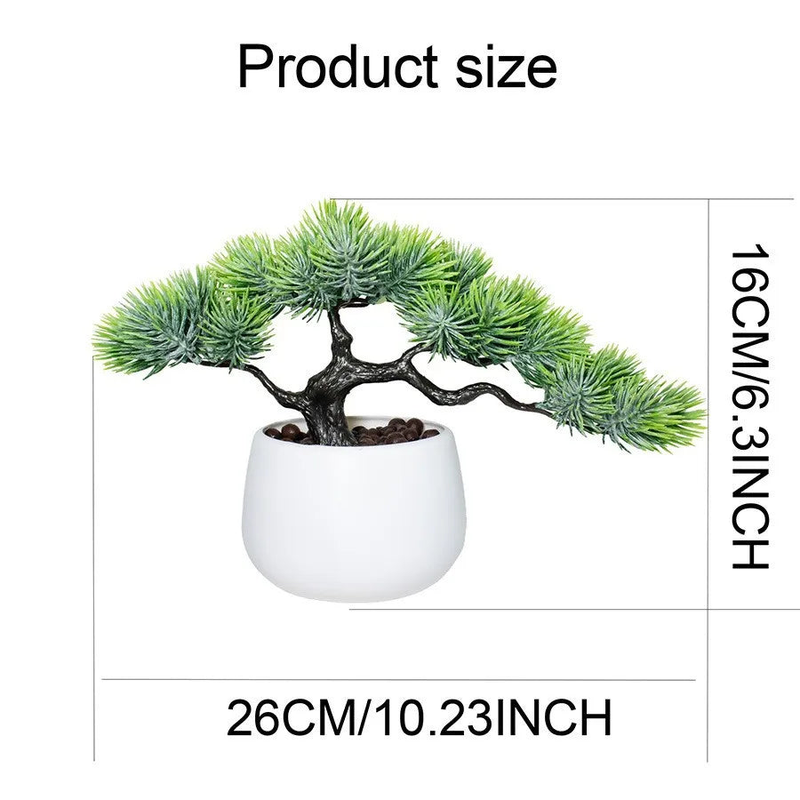 Artificial Foliage Plant Pot Bonsai