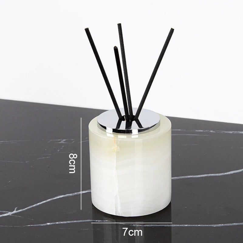 White Onyx Vanity Set