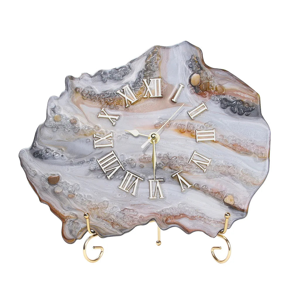 Resin Art Desk Clock