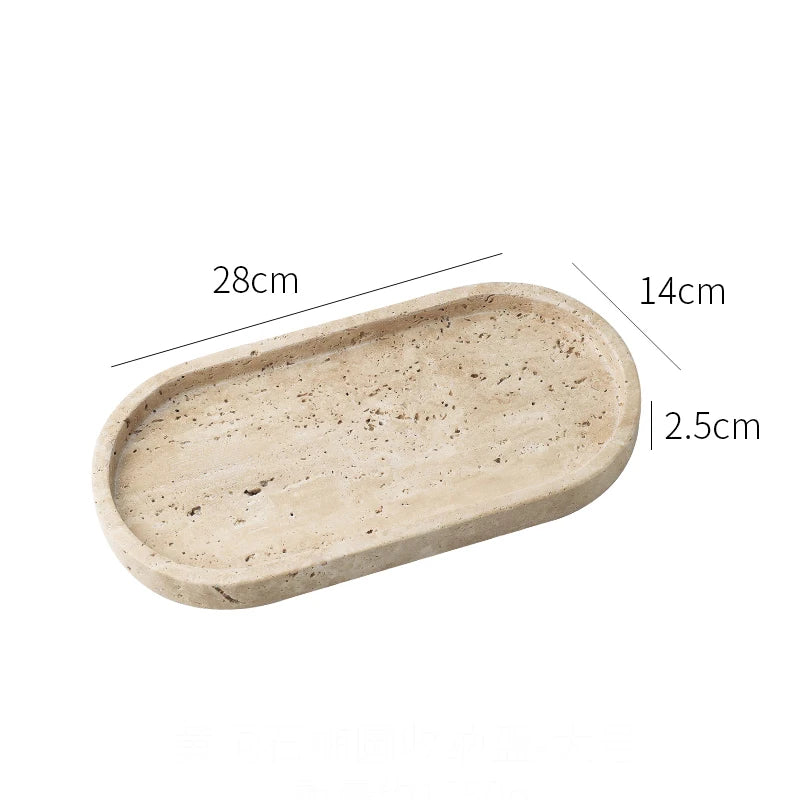 Real Luxurious Marble Vanity Tray