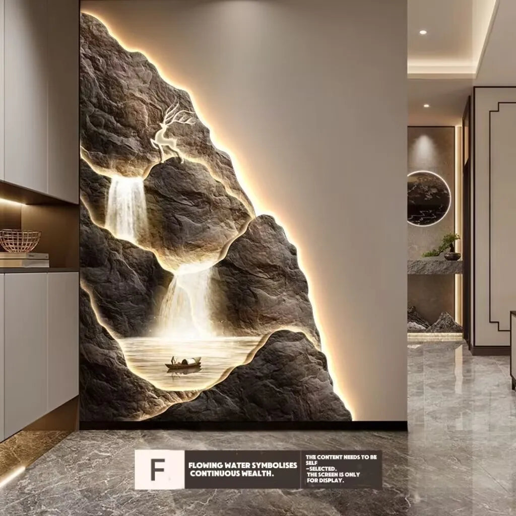 Flowing Wealth Corridor Mural