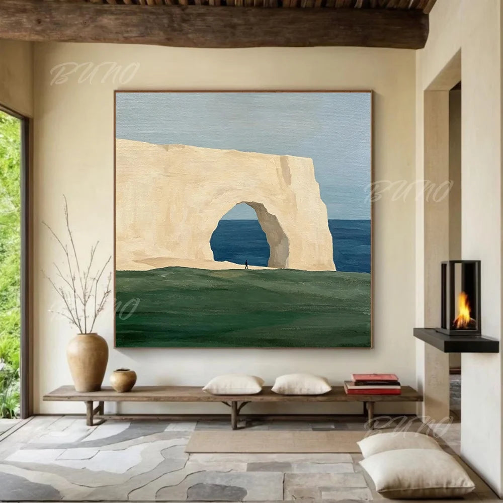 Serene Ocean Landscape Art