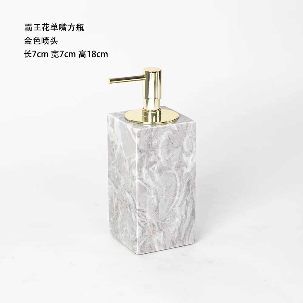 Pitaya Flower Marble Vanity Set