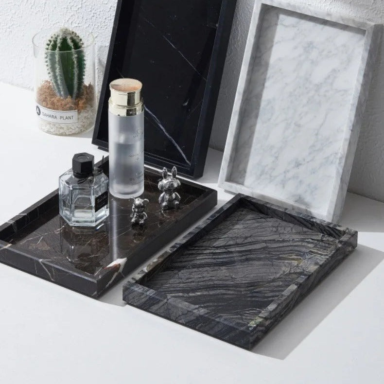 Marble Vanity Storage Tray