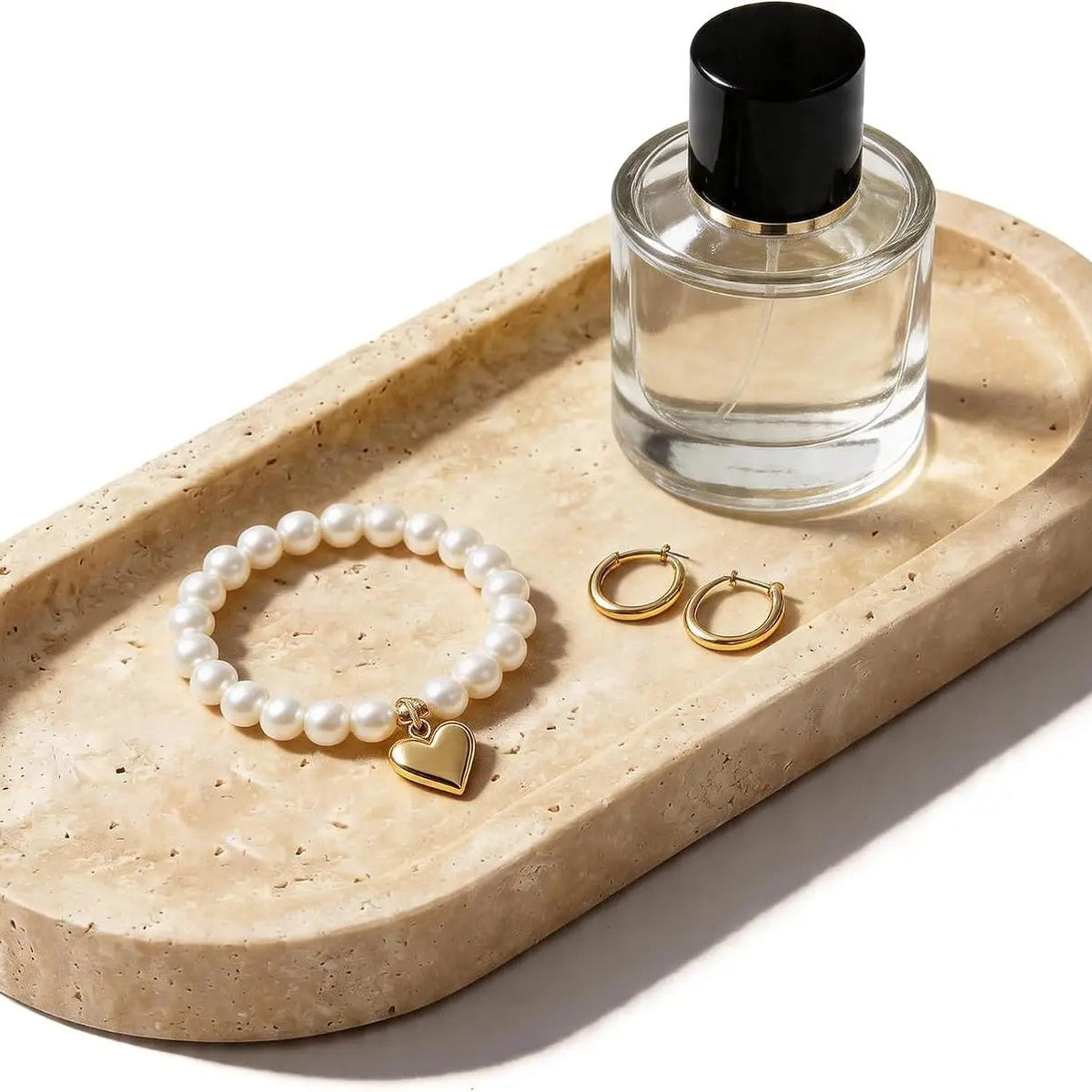 Travertine Vanity Tray